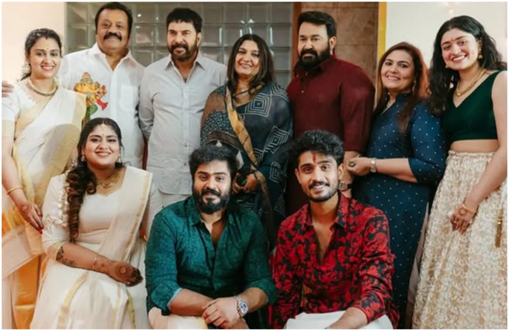 Suresh Gopi Wife At Kattil Mekkathil Devi Temple 3