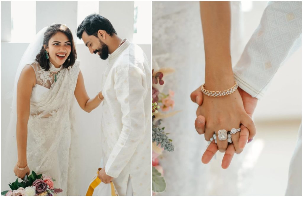Amala Paul Wedding Anniversary 4
