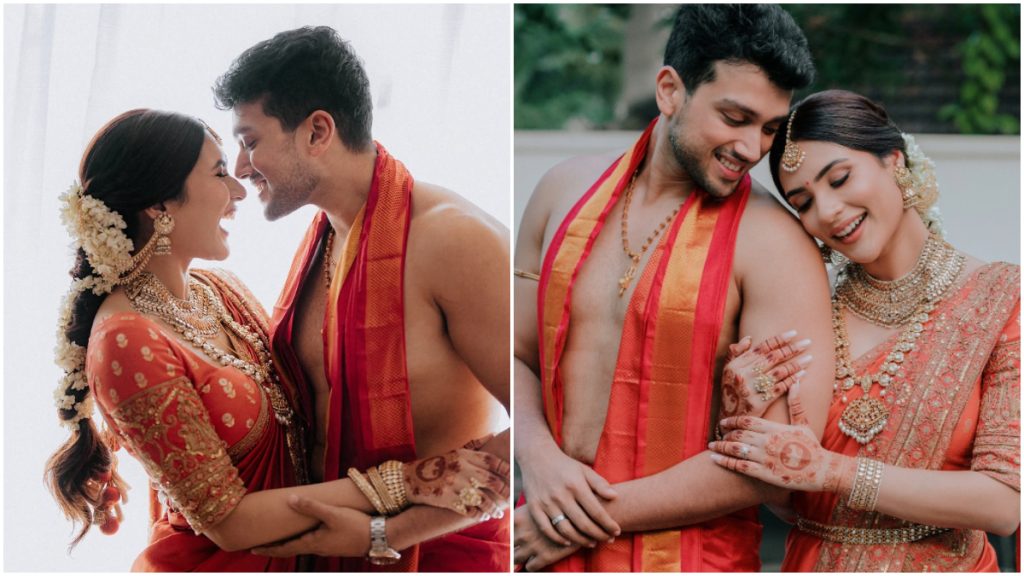 Kalidas Jayaram and Tarini got married