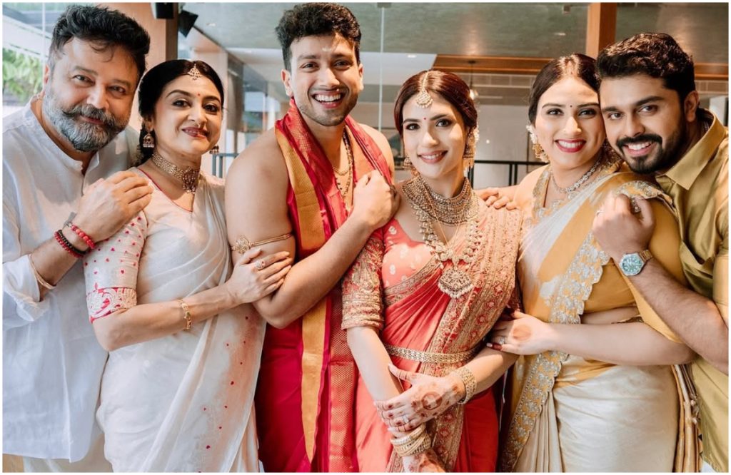 Kalidas Jayaram and Tarini got married 3