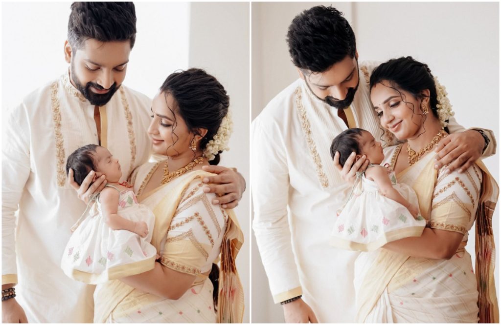 Malavika Krishnadas baby naming ceremony 3