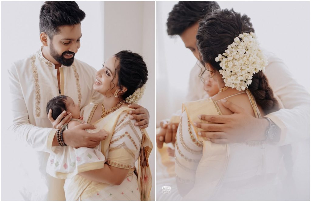 Malavika Krishnadas baby naming ceremony 4