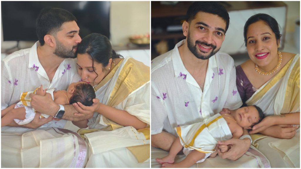 Sreejith Vijay baby naming ceremony